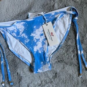 Vineyard vines surf tie dye ocean breeze bikini bottom side ties